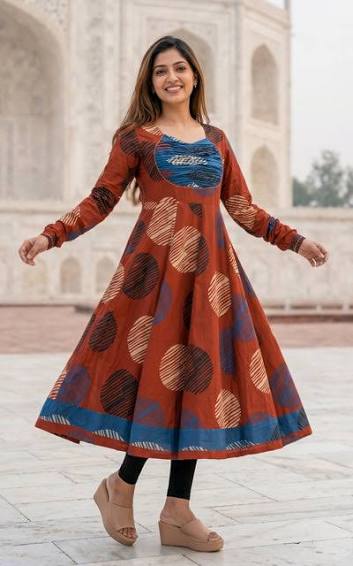 anarkali kurti for women