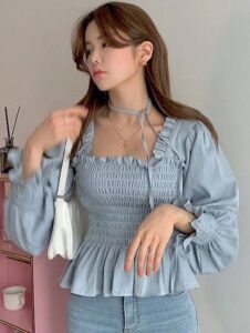 puff sleeve tops
