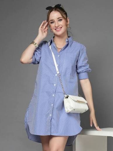 Oversized Shirt Dress for women